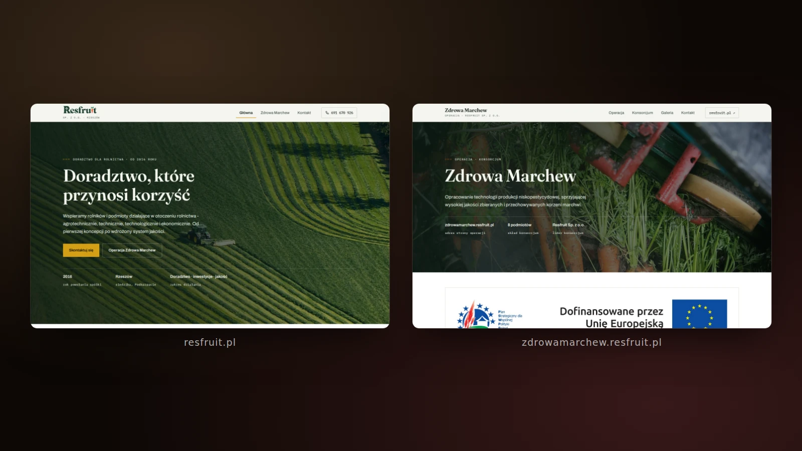 Realizacja, Resfruit + Zdrowa Marchew